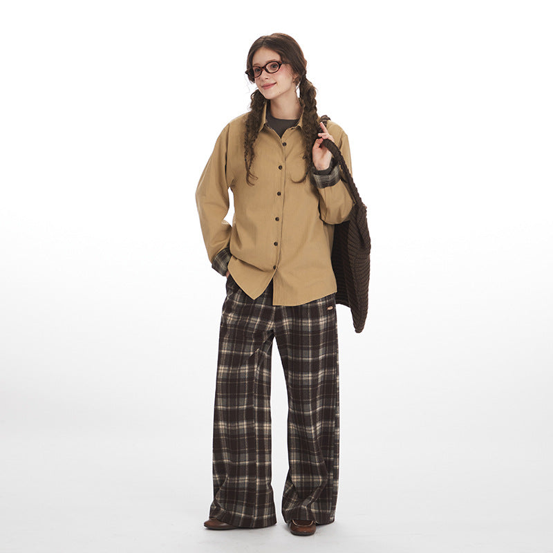 Long Sleeve Shirt for Men and Women Casual Loose Outerwear
