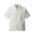 Texture shirt zipper shirt