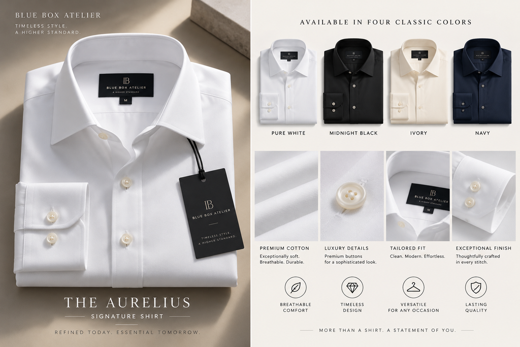 The Aurelius Signature Shirt – Italian Cotton Luxury Edition