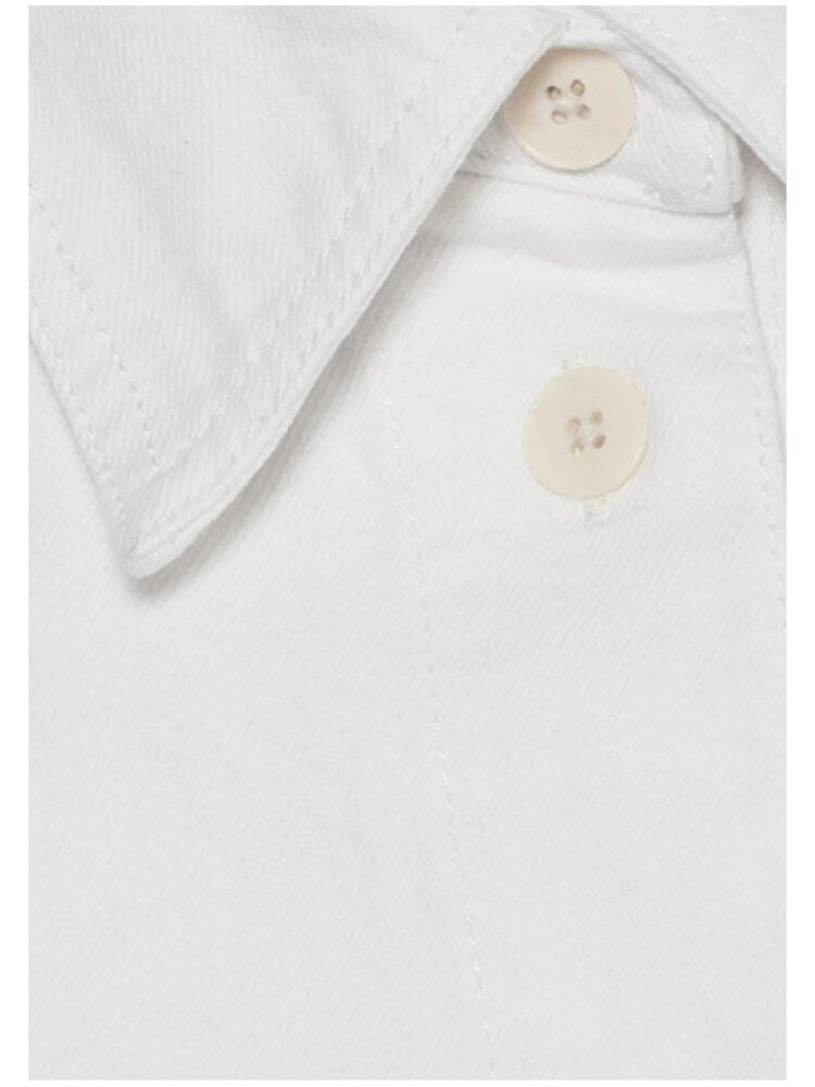 Women Shirt  Autumn and Winter New Solid Color Oversize Loose Arc Long-sleeved Shirt